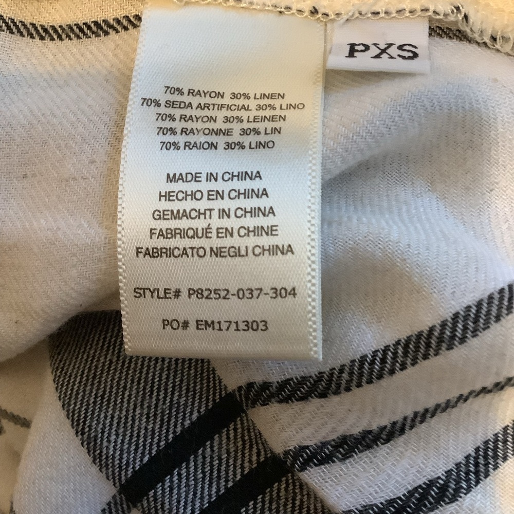 Anthropologie Black and‎ White Midi Dress - Picture 8 of 8
